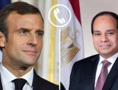السيد الرئيس عبد الفتاح السيسي يتلقى  اتصالاً هاتفياً من الرئيس الفرنسي إيمانويل ماكرون.