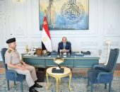 السيد الرئيس عبد الفتاح السيسي،يستقبل الفريق أول عبد المجيد صقر القائد العام للقوات المسلحة وزير الدفاع والإنتاج الحربي بالقصر الرئاسي بمدينة العلمين