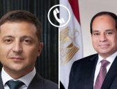 السيد الرئيس عبد الفتاح السيسي يتلقى اتصالاً هاتفياً من الرئيس الأوكراني “فولوديمير زيلينسكي”.