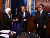 السيد الرئيس عبد الفتاح السيسي، يدلى بصوته في انتخابات مجلس الشيوخ لعام2025