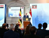 السيد الرئيس عبد الفتاح السيسي يفتتح  جلسة منتدى رجال الأعمال المصري الأوغندي، وذلك بمشاركة رئيس جمهورية أوغندا السيد/ يويري موسيفيني في إطار زيارته الجارية إلى مصر.