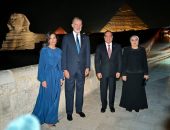 السيد الرئيس عبد الفتاح السيسي، والسيدة انتصار السيسي، قرينة السيد رئيس الجمهورية،يقيمان بمنطقة الهرم، مأدبة عشاء على شرف جلالة الملك فيليبي السادس، ملك إسبانيا، وجلالة الملكة ليتيزيا، ملكةإسبانيا، وذلك بمناسبة زيارة الدولة التي يقوم بها جلالة الملك إلى جمهورية مصر العربية.