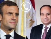 السيد الرئيس عبد الفتاح السيسي، يتلقى اتصالًا هاتفيًا من السيد إيمانويل ماكرون، رئيس الجمهورية الفرنسية.