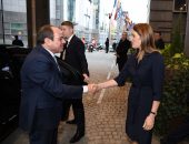 السيد الرئيس عبد الفتاح السيسي يجتمع بالسيدة روبرتا ميتسولا، رئيسة البرلمان الأوروبي، وذلك في إطار زيارة سيادته إلى العاصمة البلجيكية بروكسل للمشاركة في القمة المصرية الأوروبية الأولى.