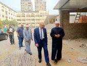 الأمين العام للأزهر ووكيل المعاهد الأزهرية يتفقدان أعمال الترميم بمعهد أحمد الليبي.. ويشددان على سرعة الانجاز