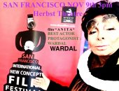 Wardal will receive his 100th film award tomorrow at 3 p.m. at the famous Herbst Theatre in San Francisco for the SF New Concept International Film Festival.