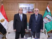 زيارة وزير العدل لهيئة قضايا الدولة والنيابة الإدارية  للتهنئة بالعام القضائي الجديد.