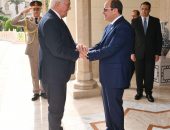 السيد الرئيس عبد الفتاح السيسي، يستقبل الرئيس فرانك فالتر شتاينماير، رئيس جمهورية ألمانيا الاتحادية