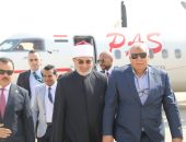 محافظ الوادي الجديد يستقبل مفتي الجمهورية في مستهل زيارته للمحافظة