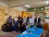 وكيل ثقافي كفر الشيخ يلتقي بفريق الكاراتيه لتحفيزهن قبل السفر للمشاركة ببطولة الجمهورية