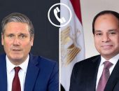 السيد الرئيس عبد الفتاح السيسي، يتلقى اتصالًا هاتفيًا من السيد كير ستارمر، رئيس وزراء المملكة المتحدة.