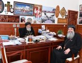قداسة البابا يستقبل نيافة الأنبا مارك