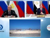 يشارك السيد الرئيس عبد الفتاح السيسي، والرئيس فلاديمير بوتين، رئيس روسيا الاتحادية عبر تقنية الفيديو كونفرانس، في مراسم تركيب وعاء ضغط المفاعل للوحدة النووية الأولى بمحطة الضبعة النووية، وذلك بالتزامن مع الاحتفال بالعيد المصري الخامس للطاقة النووية، الذي يوافق التاسع عشر من نوفمبر من كل عام.