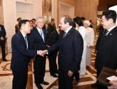 السيد الرئيس عبد الفتاح السيسي والسيدة انتصار السيسي قرينة السيد الرئيس،يستقبلون  الرئيس “لي جاي ميونغ” رئيس جمهورية كوريا والسيدة قرينته.