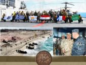 الفريق أول / عبدالمجيد صقر القائد العام للقوات المسلحة وزير الدفاع والإنتاج الحربى يشهد تنفيذ المرحلة الرئيسية للتدريب المشترك ” ميدوزا – 14 ” …