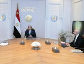 السيد الرئيس عبد الفتاح السيسي، يجتمع، مع الدكتور مصطفى مدبولي رئيس مجلس الوزراء، والسيد محمد عبد اللطيف وزير التربية والتعليم والتعليم الفني.