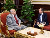 وزير الخارجية يلتقي رئيس مجلس الشيوخ