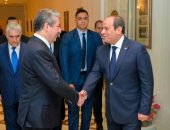 السيد الرئيس عبد الفتاح السيسي، يستقبل السيد مسرور بارزاني رئيس حكومة كردستان – العراق، وذلك بحضور السيد اللواء حسن رشاد، رئيس المخابرات العامة، والسيد رايبوار أحمد، وزير داخلية إقليم كردستان العراق، والسيد محسن كمال، رئيس جهاز مخابرات إقليم كردستان العراق.