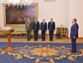 السيد الرئيس عبد الفتاح السيسي، يشهد، بمقر رئاسة الجمهورية بمصر الجديدة، أداء المحافظين ونواب المحافظين الجدد اليمين الدستورية،