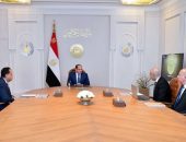 السيد الرئيس عبد الفتاح السيسي، يجتمع مع الدكتور مصطفى مدبولي رئيس مجلس الوزراء، والسيد محمد عبد اللطيف وزير التربية والتعليم والتعليم الفني.