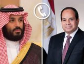 السيد الرئيس عبد الفتاح السيسي يجرى  اتصالاً هاتفياً بصاحب السمو الملكي الأمير محمد بن سلمان، ولي عهد المملكة العربية السعودية ورئيس مجلس الوزراء، على إثر الاعتداء الإيراني الذي استهدف أراضي المملكة الشقيقة.