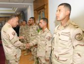 الفريق / أشرف سالم زاهر القائد العام للقوات المسلحة وزير الدفاع والإنتاج الحربى يلتقى عدداً من مقاتلى الجيشين الثانى والثالث الميدانيين …