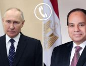 السيد الرئيس عبد الفتاح السيسي، يتلقى اتصالًا هاتفيًا من الرئيس فلاديمير بوتين، رئيس روسيا الاتحادية.
