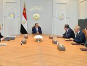 السيد الرئيس عبد الفتاح السيسي، يستقبل  السيد/ جون كريستمان الرئيس التنفيذي لشركة أباتشي