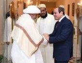 السيد الرئيس عبد الفتاح السيسي،يستقبل السلطان مفضل سيف الدين، سلطان طائفة البهرة، وأنجاله الأمير جعفر الصادق عماد الدين، والأمير طه نجم الدين، والأمير حسين برهان الدين، وبحضور السيد مفضل محمد حسن، مُمثل سلطان طائفة البهرة بالقاهرة.