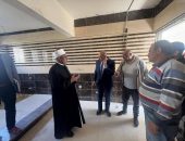 فضيلة الأستاذ الدكتور أحمد الشرقاوي رئيس قطاع المعاهد وأمين المجلس الأعلى للأزهر يتفقدان أعمال تطوير المعهد الليبي بالقاهرة