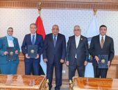 النائب العام المصري ووزير الكهرباء والطاقة المتجددة يشهدان توقيع بروتوكول تعاون لتأهيل الإدارات القانونية ومأموري الضبط القضائي بقطاع الكهرباء