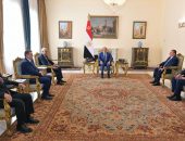 السيد الرئيس عبد الفتاح السيسي، يستقبل الدكتور سيدي ولد التاه، رئيس مجموعة بنك التنمية الأفريقي، والتي تضم بنك التنمية الأفريقي وصندوق التنمية الأفريقي