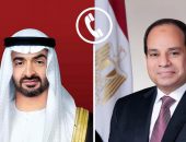 السيد الرئيس عبد الفتاح السيسي،يجرى اتصالاً هاتفياً مع صاحب السمو الشيخ محمد بن زايد، رئيس دولة الإمارات العربية المتحدة.