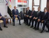السيد الرئيس عبد الفتاح السيسي،يلتقى بالرئيس مايكل راندريانيرينا، رئيس جمهورية مدغشقر، وذلك على هامش مشاركة سيادته في اجتماعات قمة “أفريقيا – فرنسا” المنعقدة في العاصمة الكينية نيروبي.