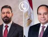 السيد الرئيس عبد الفتاح السيسي  يجرى اتصالًا هاتفيًا بالسيد علي فالح الزيدي، رئيس وزراء جمهورية العراق الشقيق
