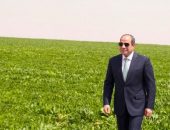 السيد الرئيس عبد الفتاح السيسي، يشهد افتتاح مشروع الدلتا الجديدة بمحور الشيخ زايد بمحافظة الجيزة (محور الضبعة سابقاً)