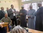  فضيلة الأستاذ الدكتور أحمد الشرقاوي رئيس قطاع المعاهد الأزهرية يتابع أعمال مركز تصحيح القراءات بمجمع معاهد مدينة نصر