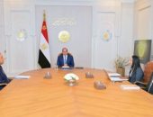 السيد الرئيس عبد الفتاح السيسي،يجتمع، مع الدكتور مصطفى مدبولي رئيس مجلس الوزراء، والدكتورة مايا مرسي وزيرة التضامن الاجتماعي.