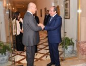 السيد الرئيس عبد الفتاح السيسي، يستقبل، السيد برهم صالح المفوض السامي للأمم المتحدة لشؤون اللاجئين.