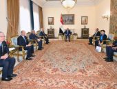 السيد الرئيس عبد الفتاح السيسي، يستقبل السيد أنطونيو تاياني نائب رئيس مجلس الوزراء ووزير الشئون الخارجية والتعاون الدولي بالجمهورية الإيطالية