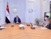 السيد الرئيس عبد الفتاح السيسي، يجتمع مع السيد محمد عبد اللطيف وزير التربية والتعليم والتعليم الفني، واللواء أ. ح محمد صلاح التركي مدير الأكاديمية العسكرية المصرية.