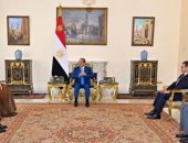 السيد الرئيس عبد الفتاح السيسي،يستقبل رئيس تيار الحكمة العراقي، عمار الحكيم
