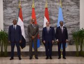 السيد الرئيس عبد الفتاح السيسي،يستضيف، قمة رباعية تشاورية ضمت كلاً من الرئيس أسياس أفورقي، رئيس دولة إريتريا، والدكتور حسن شيخ محمود، رئيس جمهورية الصومال الفيدرالية، والفريق أول ركن عبد الفتاح البرهان، رئيس مجلس السيادة الانتقالي بجمهورية السودان بمدينة العلمين الجديدة.